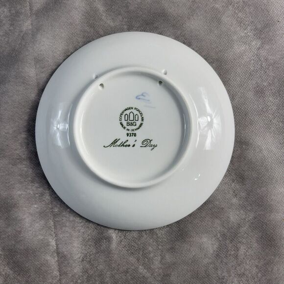 Mors Dag Plate Mother's Day 1978 Copenhagen Porcelain Denmark 9378 Mama Duck - Picture 2 of 6